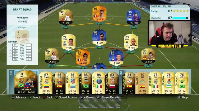 TOTS DRAFT CHALLENGE FIFA 16 FUT DRAFT