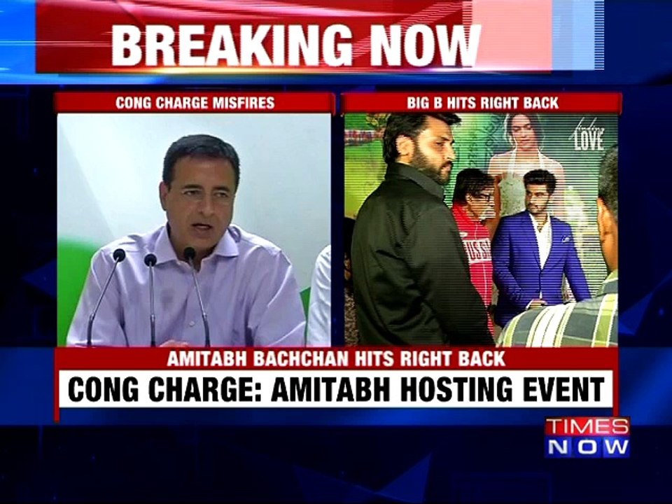 Cong targets Amitabh over Modi Govt event