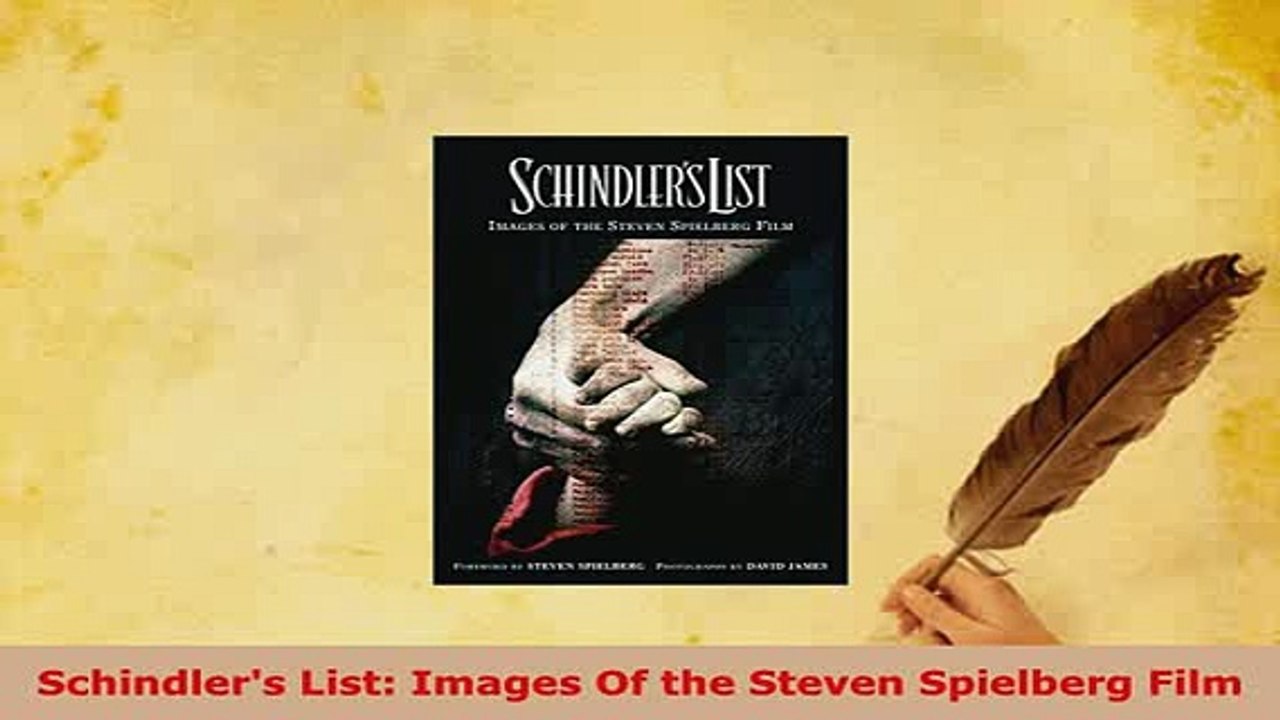PDF  Schindlers List Images Of the Steven Spielberg Film Read Full Ebook