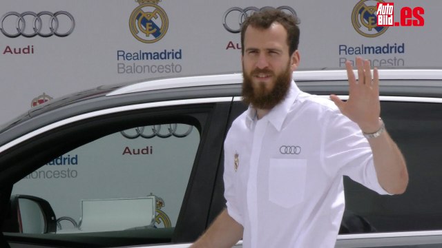VIDEO: Entrega de Audi a los jugadores del Real Madrid Baloncesto