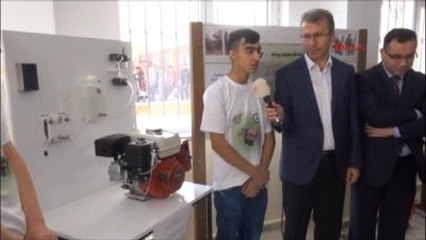 Ankara Liselilerin Su ile Çalıştırdıkları Motor ve Lpg'li Motosiklete Yoğun İlgi