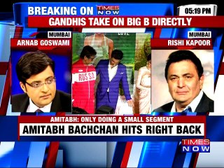 Rishi Kapoor Against Congress & Supports Amitabh Bachchan