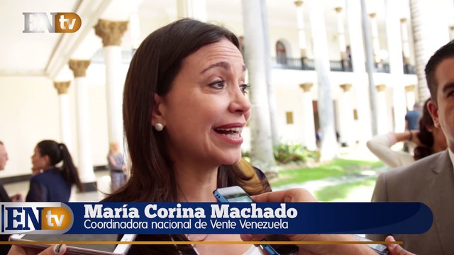 Maria Corina Machado: Queremos un dialogo para la transicion no para la dictadura