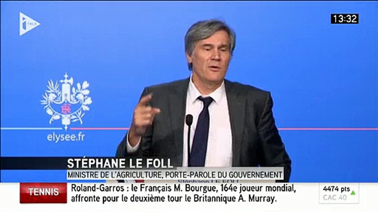 Lapsus: Stéphane Le Foll rebaptise Bruno Le Roux... Bruno le relou