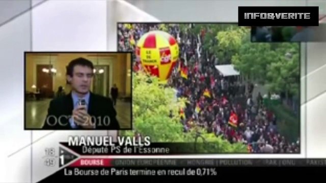 Comment Manuel Valls critiquait le gouvernement Fillon lors de la pénurie de carburant en 2010