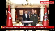 Milli Savunma Bakanı Fikri Işık'tan Orgeneral Hulusi Akar'a Ziyaret