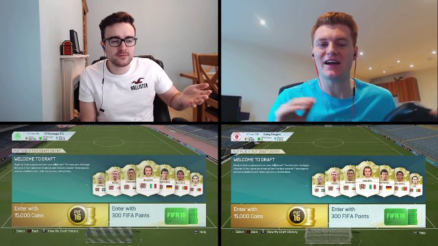 YOUTUBER BLIND FUTDRAFT!!! Fifa 16 FUT Draft Challenge