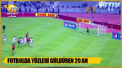 Futbolun yüzleri güldüren 20 anı
