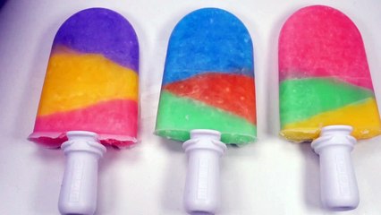 How To Make 6Color Milk Zoku Pop Icecream DIY Make Icecream in 10Minute Simple Recipe For Kid.flv