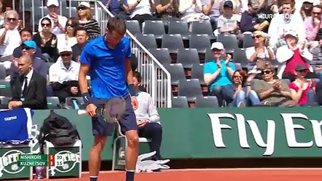 Roland Garros: Kei Nishikori - Andrey Kuznetsov (ÖZET)