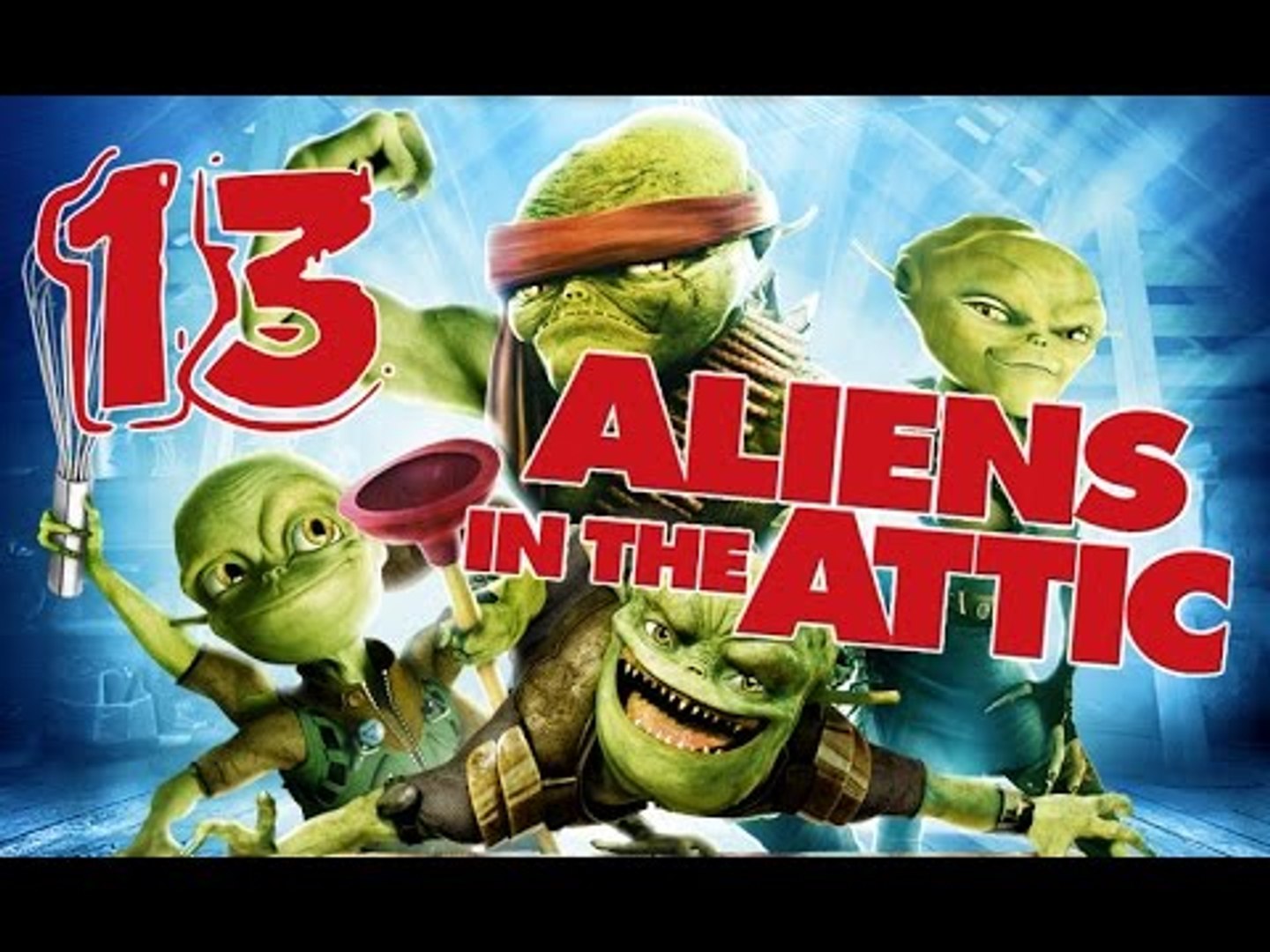 Aliens in the Attic Walkthrough Part 13 (PS2, Wii, PC) Movie Game - Level  13 - - video Dailymotion