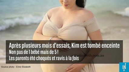 Cette femme a accouché de 5 bébés et elle a l'air épanoui