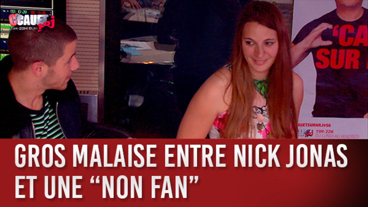 Gros malaise entre Nick Jonas et une "non fan" - C'Cauet sur NRJ