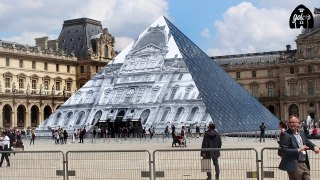 JR au Louvre