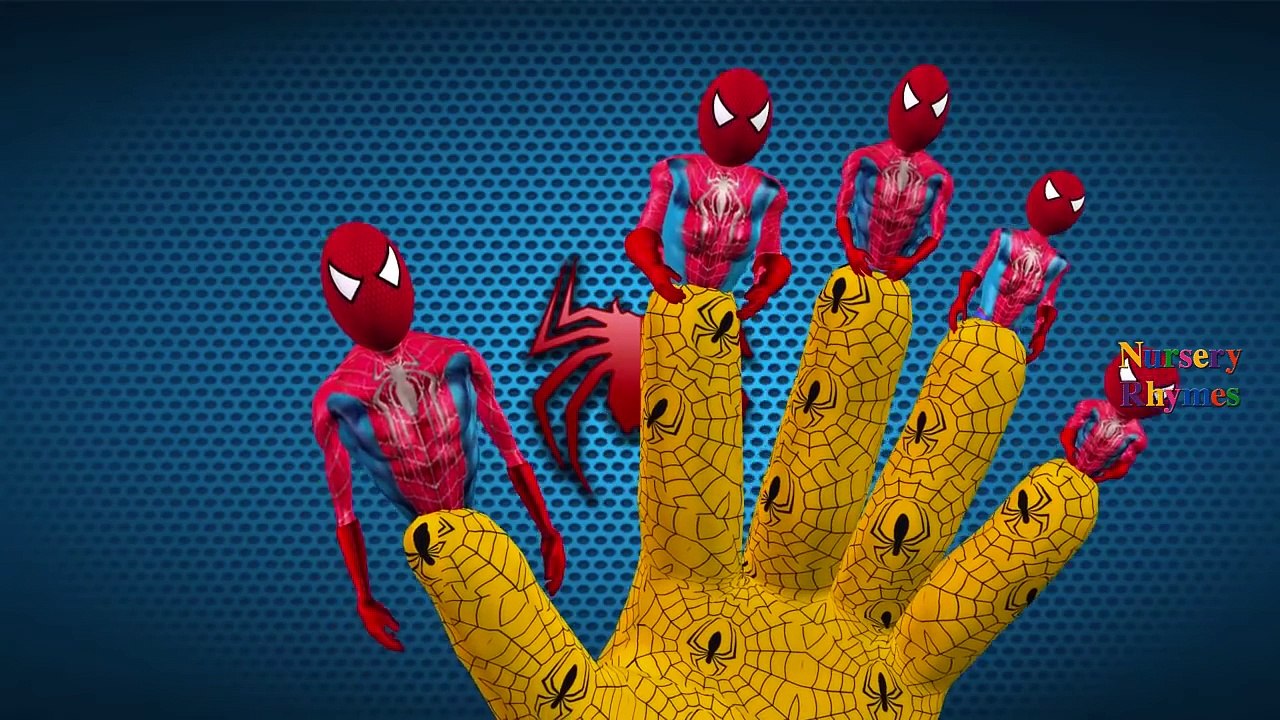 Finger Family Nursery Rhymes Spiderman Cartoons Hulk   Ironman Finger Family Children Nursery Rhymes