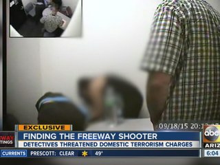 Interrogation footage shows freeway shooting suspect's wife getting grilled