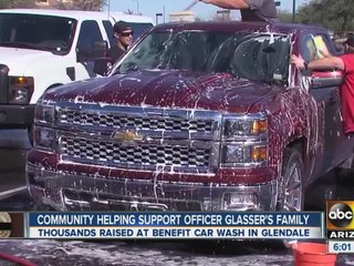 Community helps support Officer Glasser's family