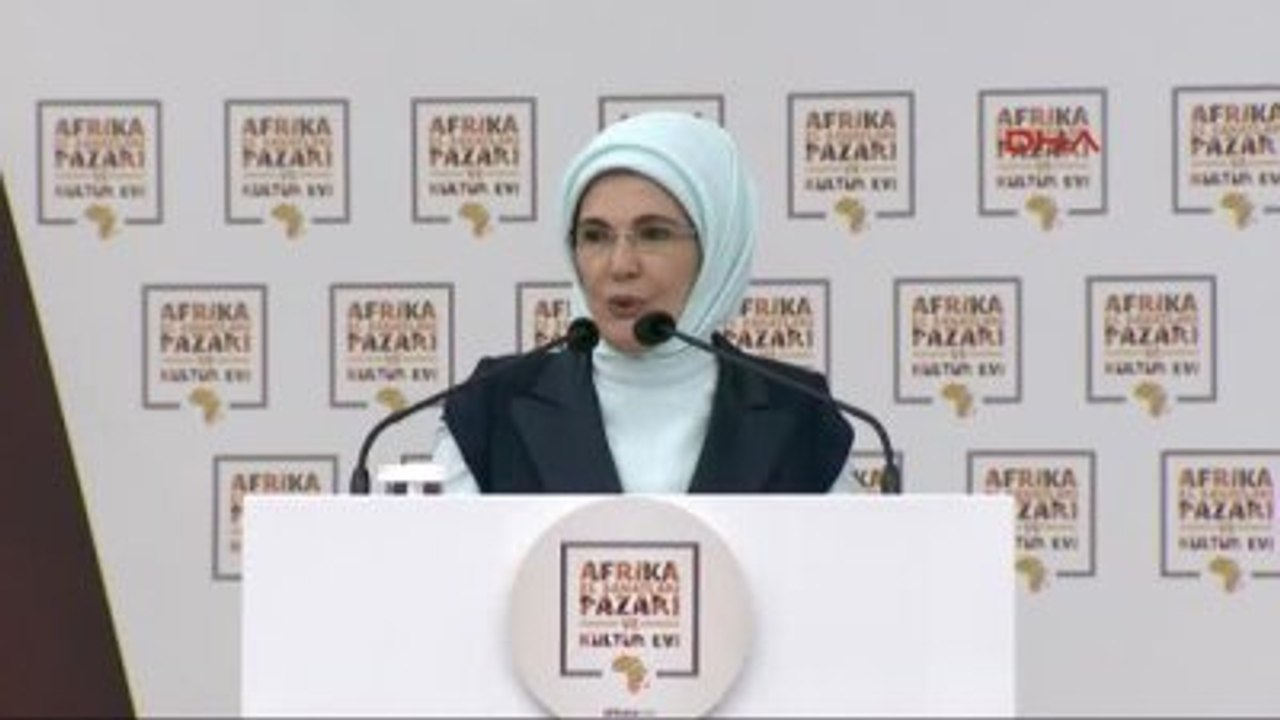 Emine Erdoğan Afrika El Sanatları Pazarı ve Kültür Evi Açılışına Katıldı 2