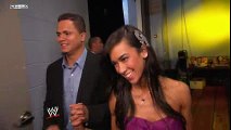 WWE NXT- A.J. and Primo catch Maxine kissing Hornswoggle 2016