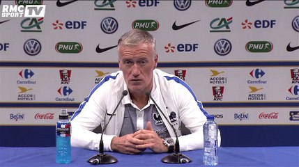 Deschamps : "Je comprends qu'Umtiti soit déçu"