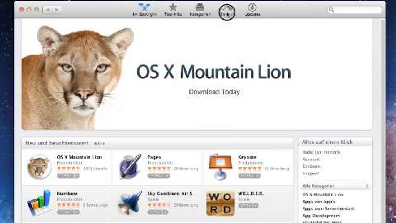 OS X Lion herunterladen, solange es noch geht