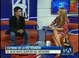 Américo nos cuenta detalles del estreno de La Voz Ecuador