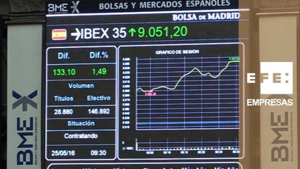 La Bolsa española suma un 1,5% y supera los 9.000 puntos en la apertura