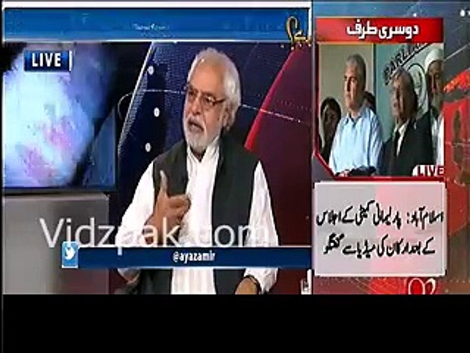 Nawaz Sharif ko Panama virus ne attack kiya hai aur woh samjhte hain ke uska ilaj Zardari ke paas hai :- Ayaz Amir
