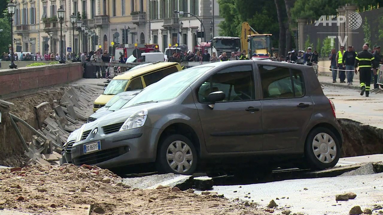 Florence: 200 mètres de quai s'écroulent près du Ponte Vecchio