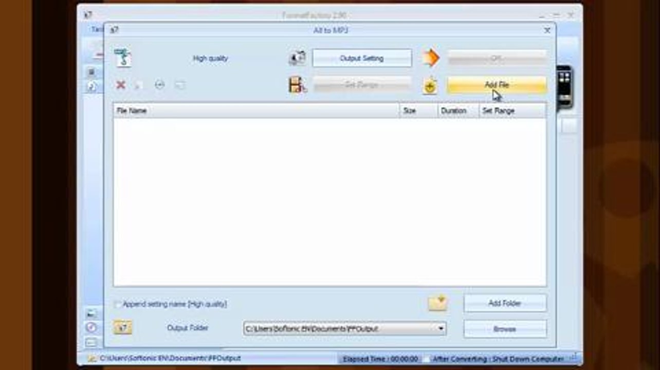 How to convert files to MP3 with Format Factory