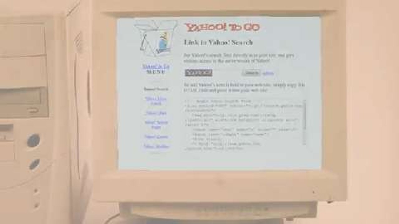 Así es cómo buscábamos en internet en los 90, antes de que llegara Google