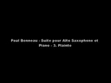 Bonneau, Paul  - Suite pour Alto Saxophone et Piano - 3. Plainte 3:29