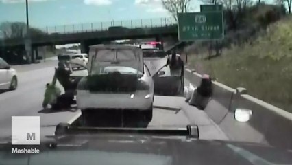 Scary traffic stop escape ends in multiple felony charges