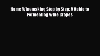 Read Home Winemaking Step by Step: A Guide to Fermenting Wine Grapes Ebook Free