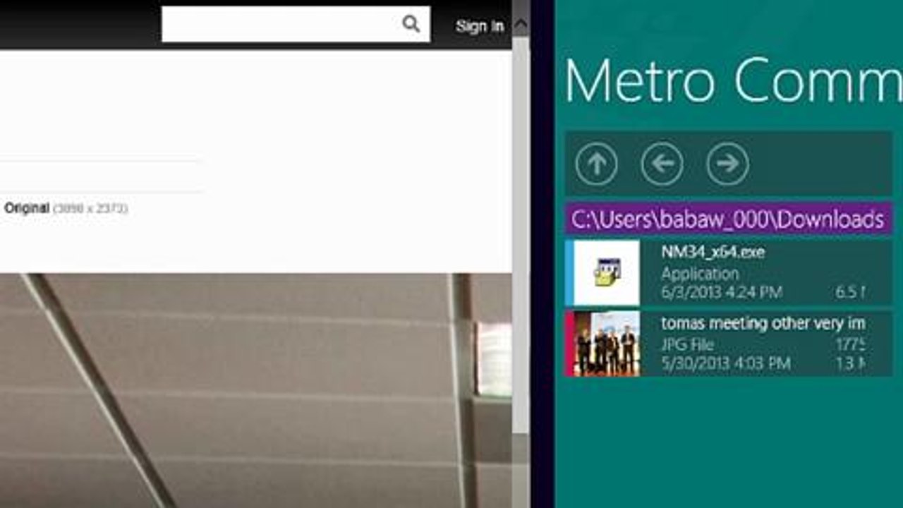 Metro Commander en modo pantalla partida