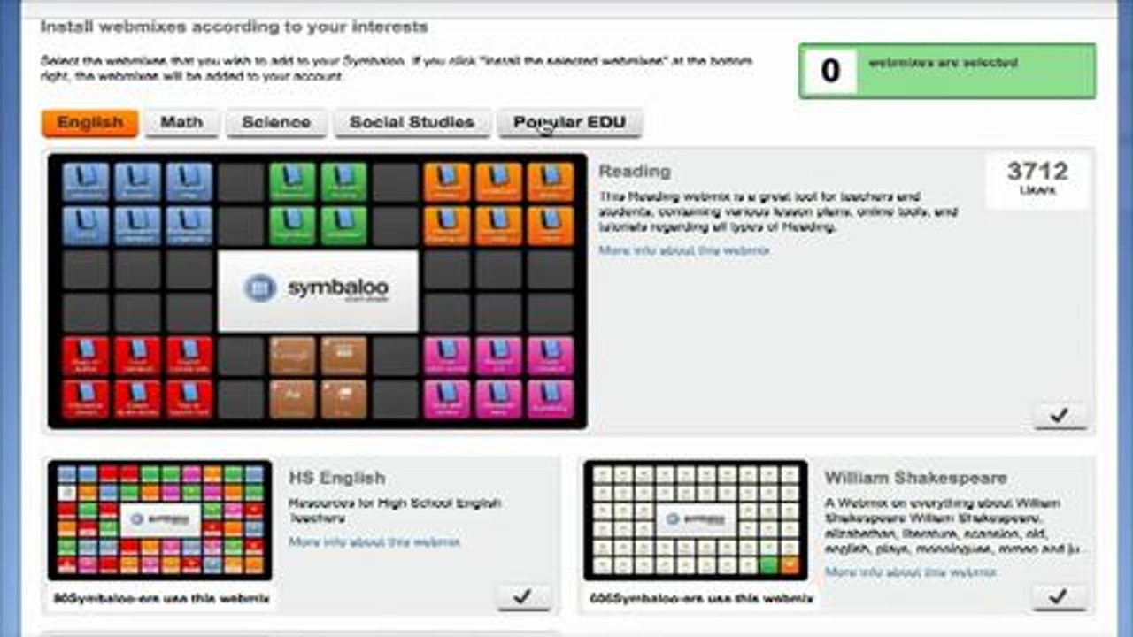 Tutorial - How to use the Symbaloo quickstart