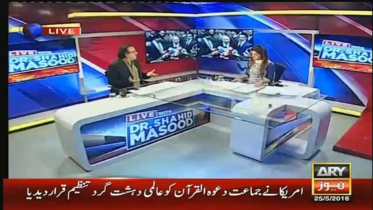 Live With Dr Shahid Masood – 25th May 2016