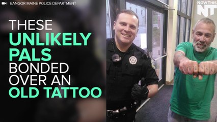Man's 'Cops Suck' Tattoo Makes Cop Laugh