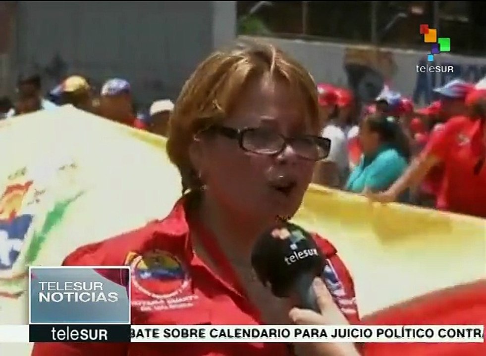Mujeres venezolanas rechazan agenda golpista contra el gobierno