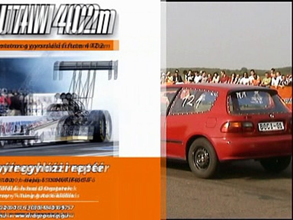 Suzuki Swift Almost Crash at Dragstrip