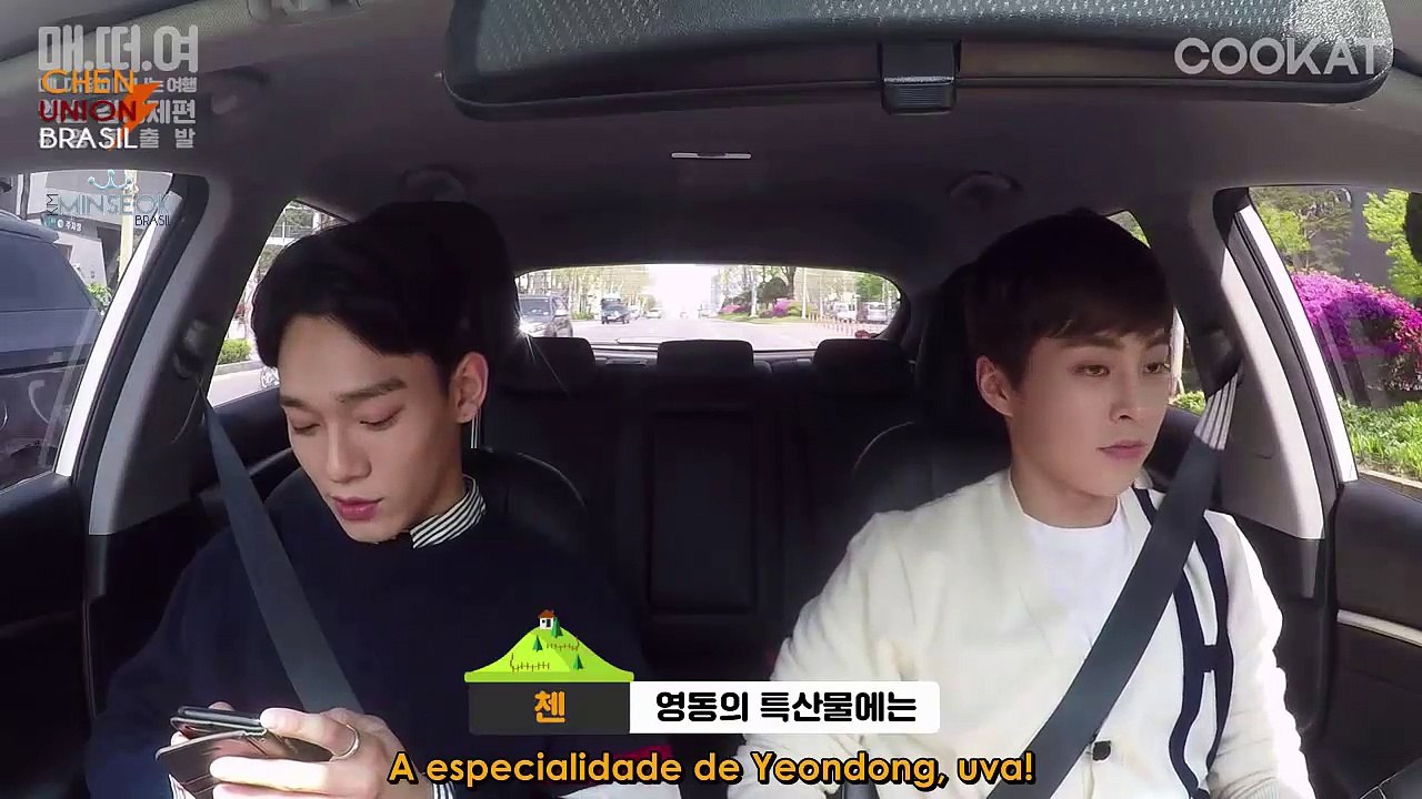[LEG PT-BR] 150502 | Viagem sem manager com o Chen e Xiumin EP02