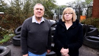 Dozens of lorry tyres dumped in Walsall