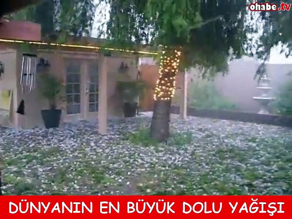 Dünyanın En Büyük Dolu Yağışı
