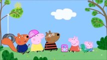 Peppa pig listens to Hedgehog