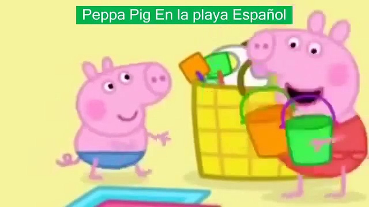 Peppa Pig En la playa Español