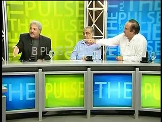 PTI's Naeem ul Haq Throws Glass at Jamil Soomro -