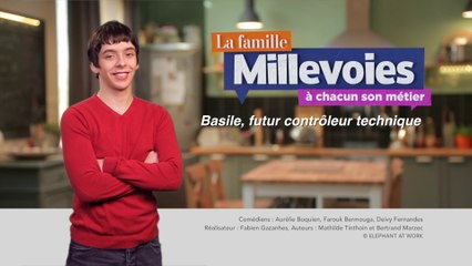 La Famille Millevoies, à chacun son métier : Basile, futur contrôleur technique