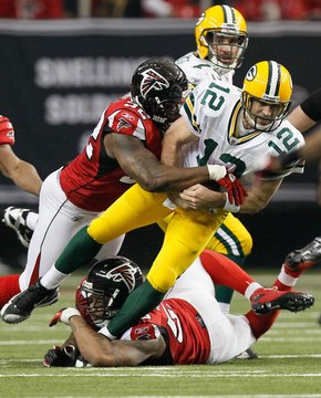 Packers vs Falcons 2010 NFL playoff 1 OF 4
