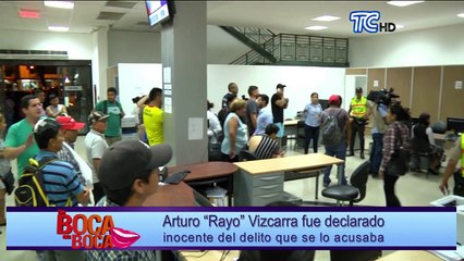 Arturo “Rayo” Vizcarra fue declarado inocente del delito que se lo acusaba