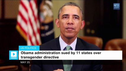 Obama administration sued by 11 states over transgender bathroom directive